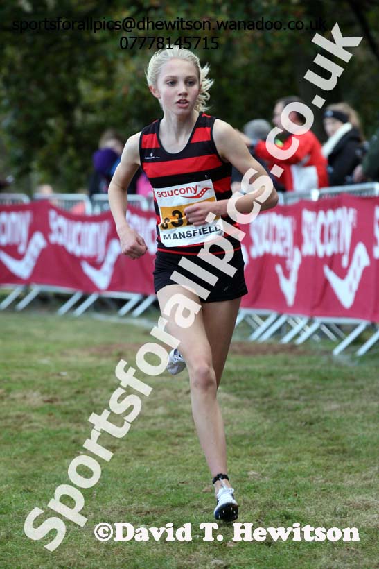 Womens under-17s, 2016 National Cross Cpuntry Relays, Berry Hill Park, Mansfield. Photo: David T. Hewitson/Sports for All Pics